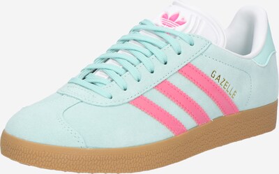 ADIDAS ORIGINALS Sneakers laag 'GAZELLE' in de kleur Aqua / Goud / Pink / Wit, Productweergave