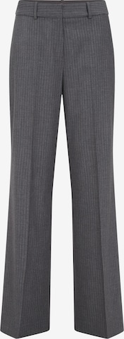 pilka WE Fashion Plačios klešnės Kelnės su kantu: priekis