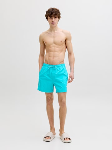 Șorturi de baie 'JPSTMaui Tropic' de la JACK & JONES pe albastru