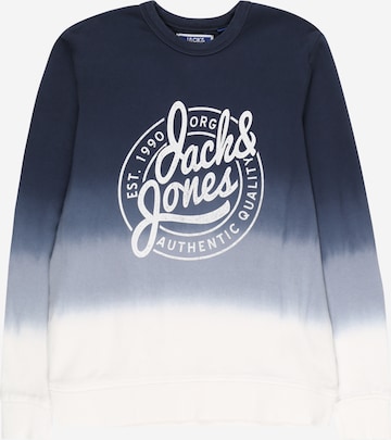Jack & Jones Junior Sweatshirt 'TARIF' in Blau: predná strana