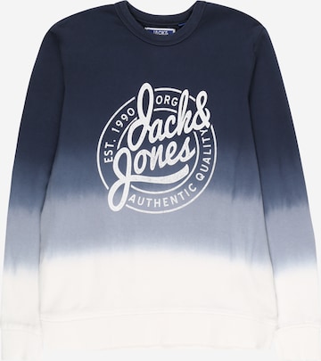 Jack & Jones Junior Mikina 'TARIF' – modrá: přední strana