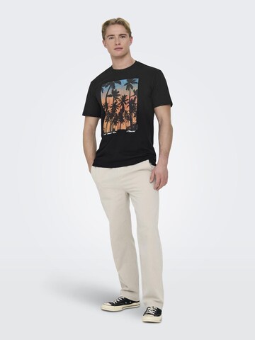 Only & Sons - Camiseta 'KOLTON' en negro