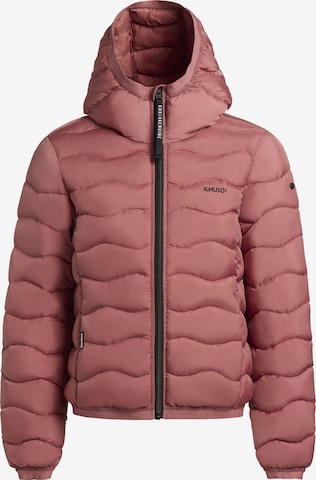 khujo Jacke 'NARGO' in Rot: Vorderseite