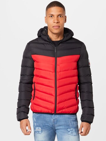 BRAVE SOUL Between-season jacket 'Grant' in Red: front