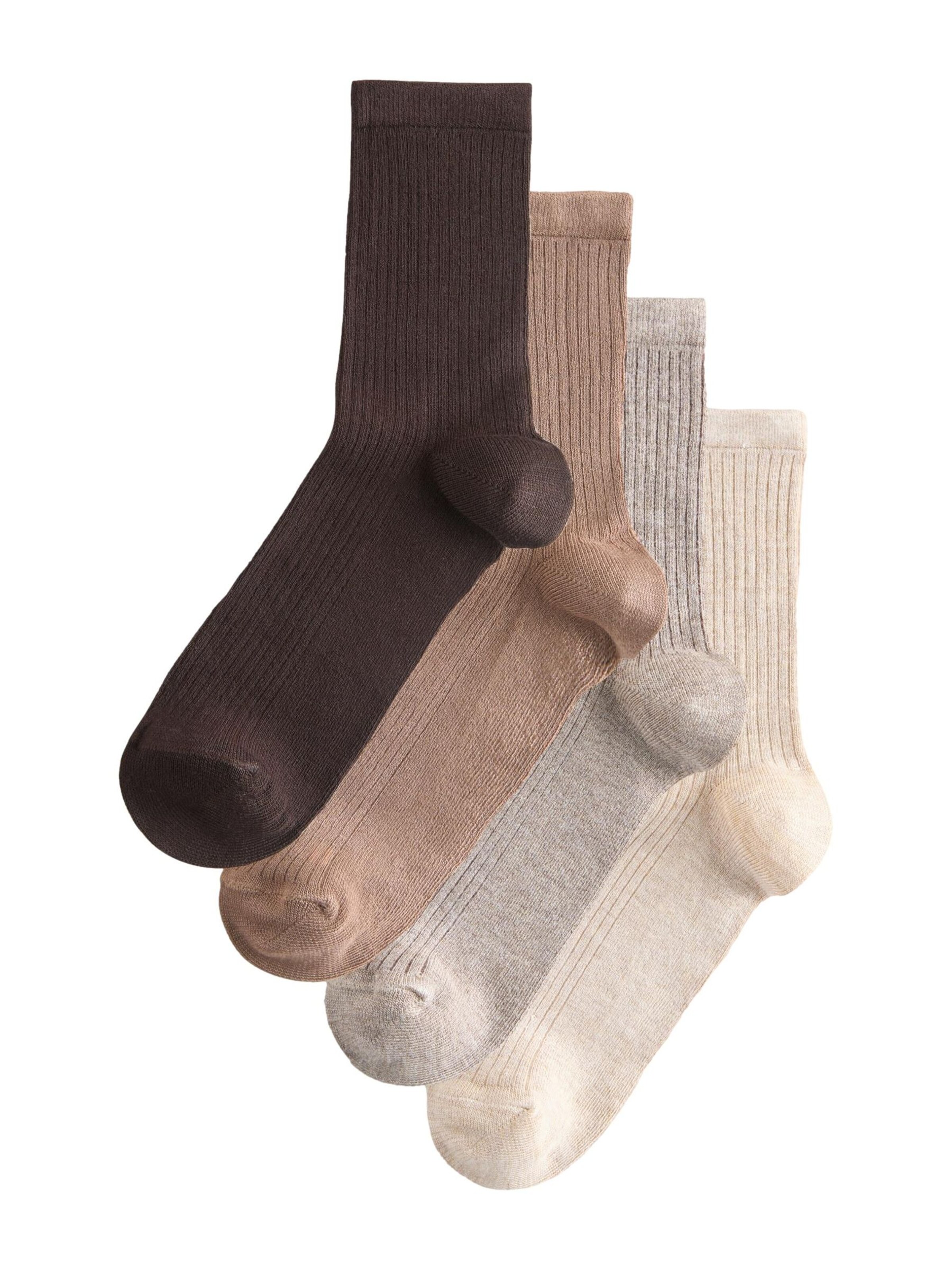 Chaussettes Next en beige : devant