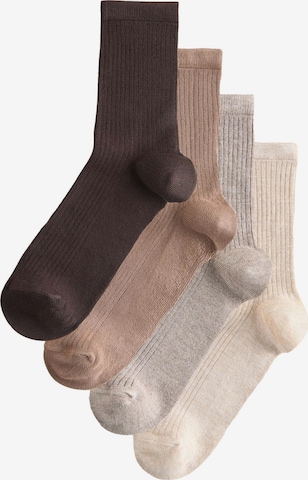 Chaussettes Next en beige : devant