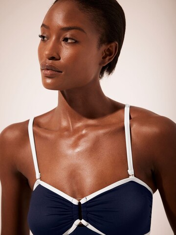 Mint Velvet - Bandeau Fato de banho em azul