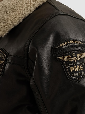 PME Legend - Chaqueta de entretiempo 'Hudson leather jacket' en negro