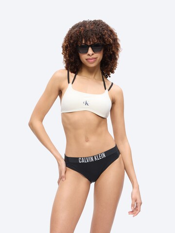 Calvin Klein Swimwear Bustier Bikini felső - fehér