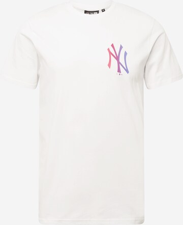 T-Shirt NEW ERA en blanc : devant