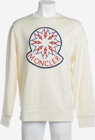 MONCLER Sweatshirt & Zip-Up Hoodie in L in White: front