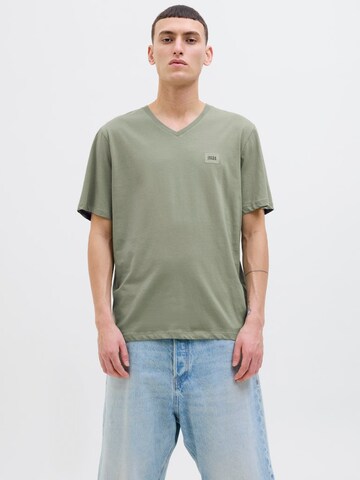 JACK & JONES Majica 'JCOREACH' | zelena barva: sprednja stran
