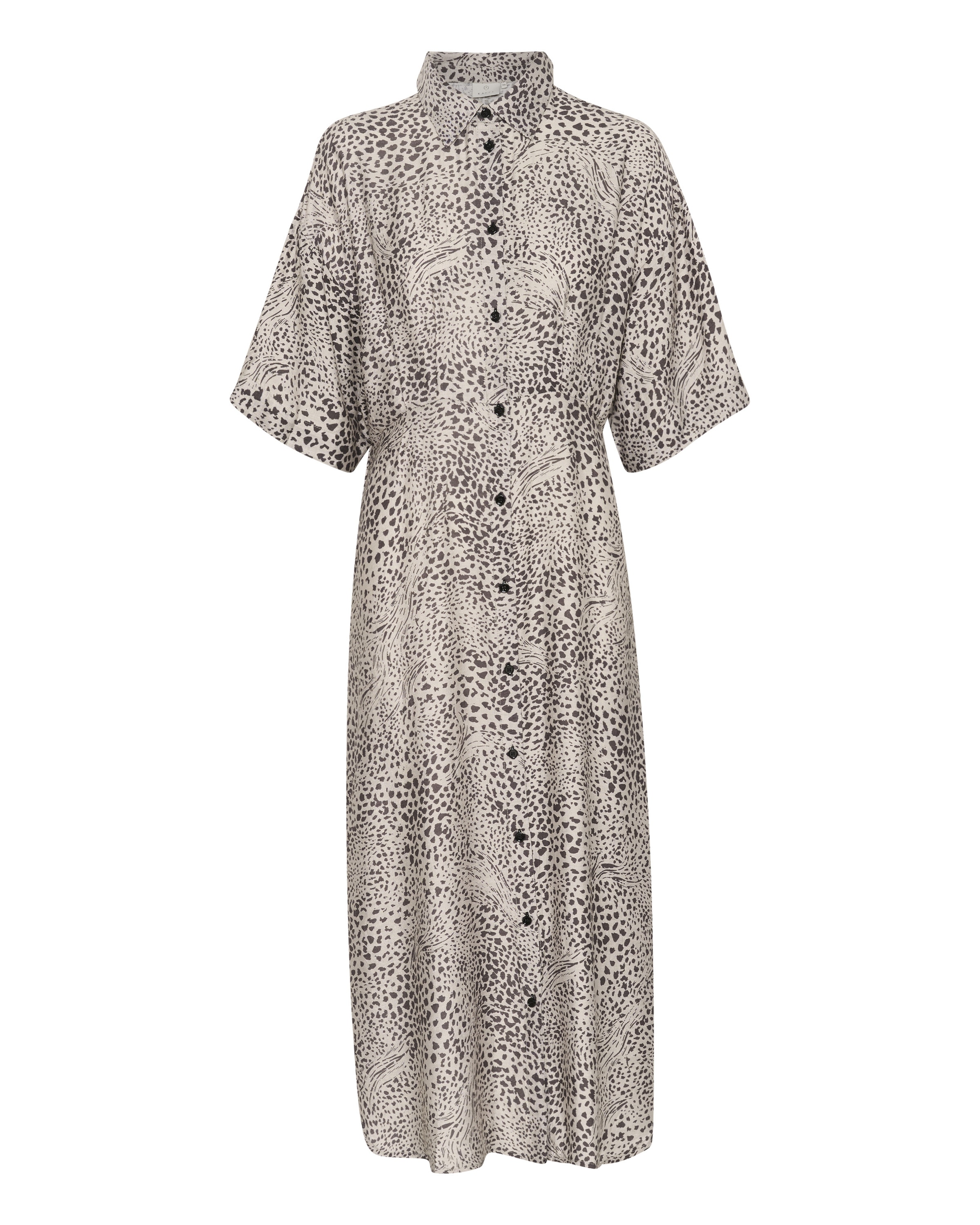 Robe-chemise 'Aebra' Kaffe en gris : devant