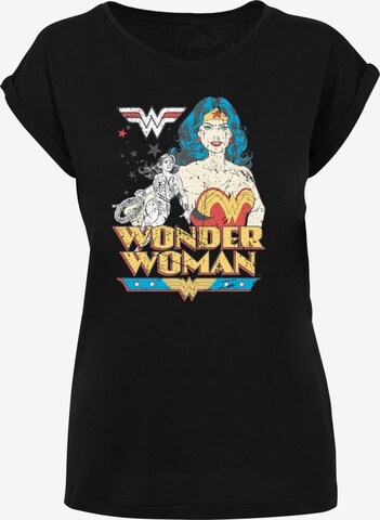 T-shirt 'DC Comics Wonder Woman Posing' F4NT4STIC en noir : devant