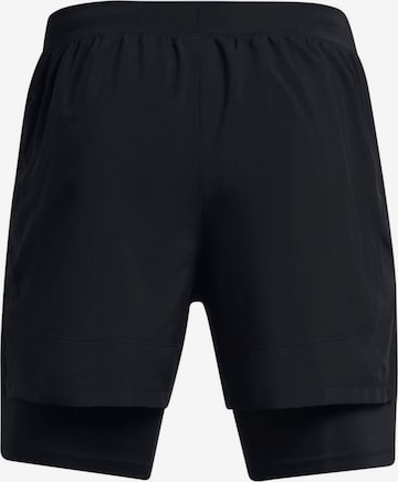 UNDER ARMOUR Regular Workout Pants 'Launch' in Black