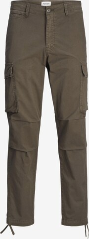 Pantalon cargo JACK & JONES en marron : devant
