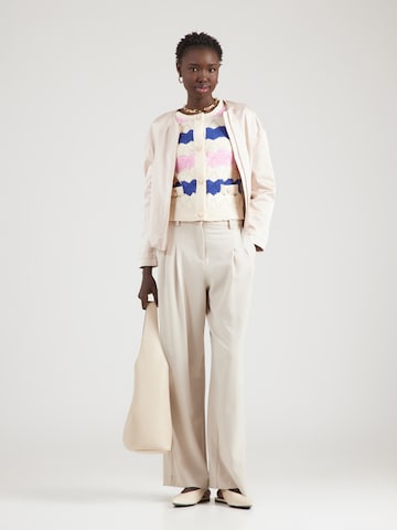 Rich & Royal Gebreid vest in Beige