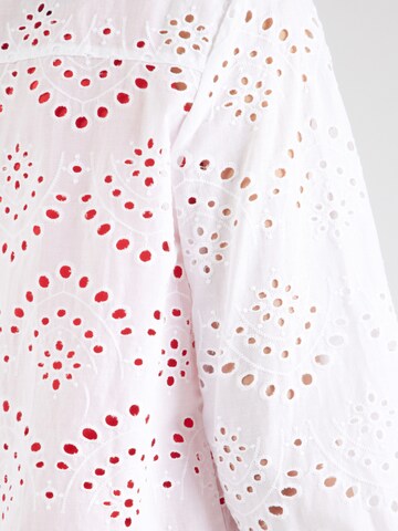 PIECES Blus 'PCVILDE' i vit