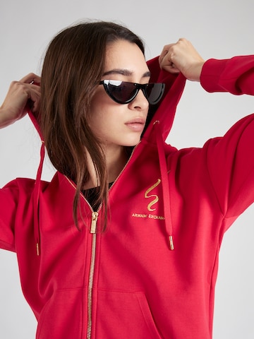 ARMANI EXCHANGE Sweatjacke in Rot