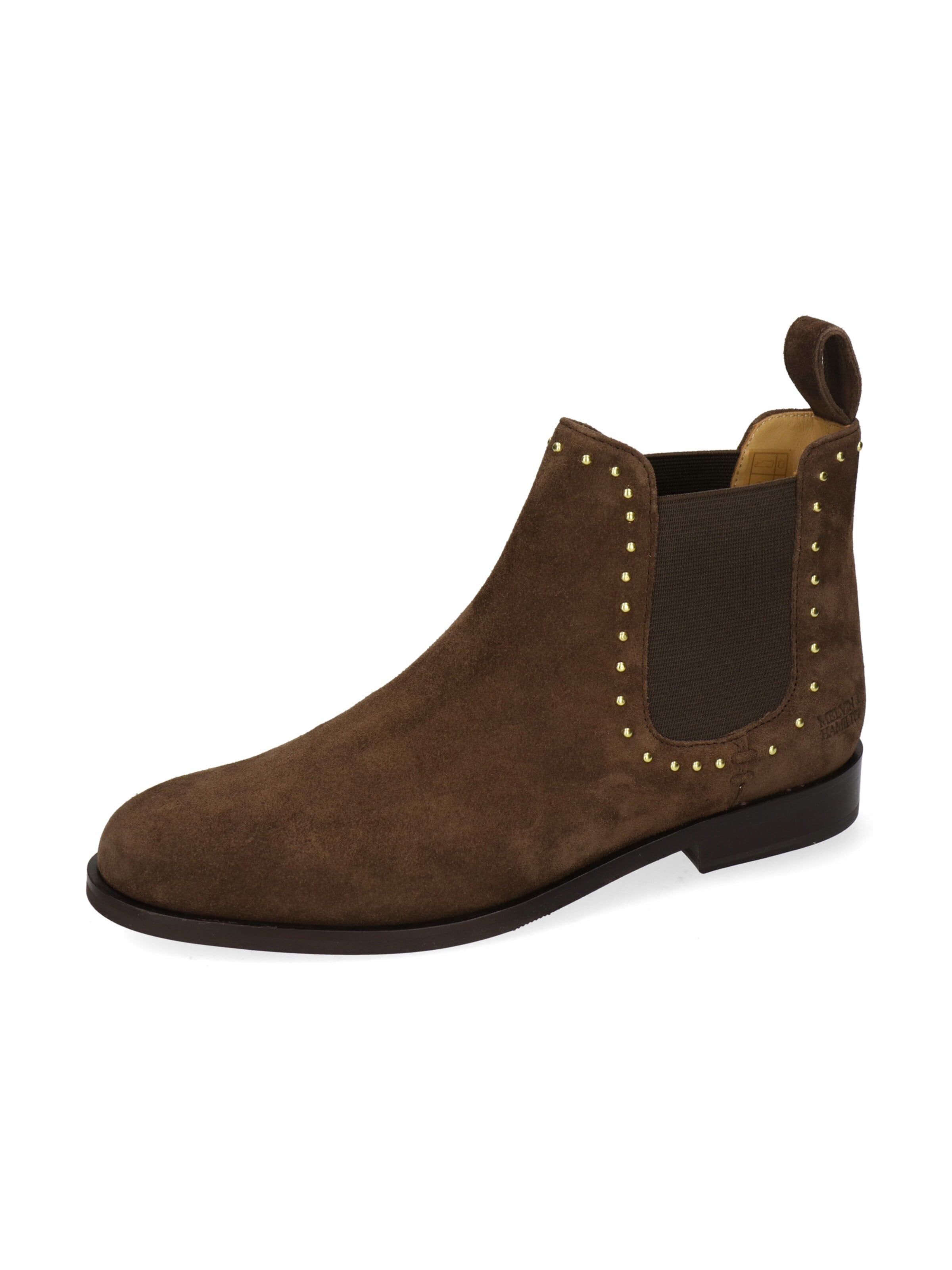 MELVIN & HAMILTON Chelsea Boots 'Susan 37' in Brown: front