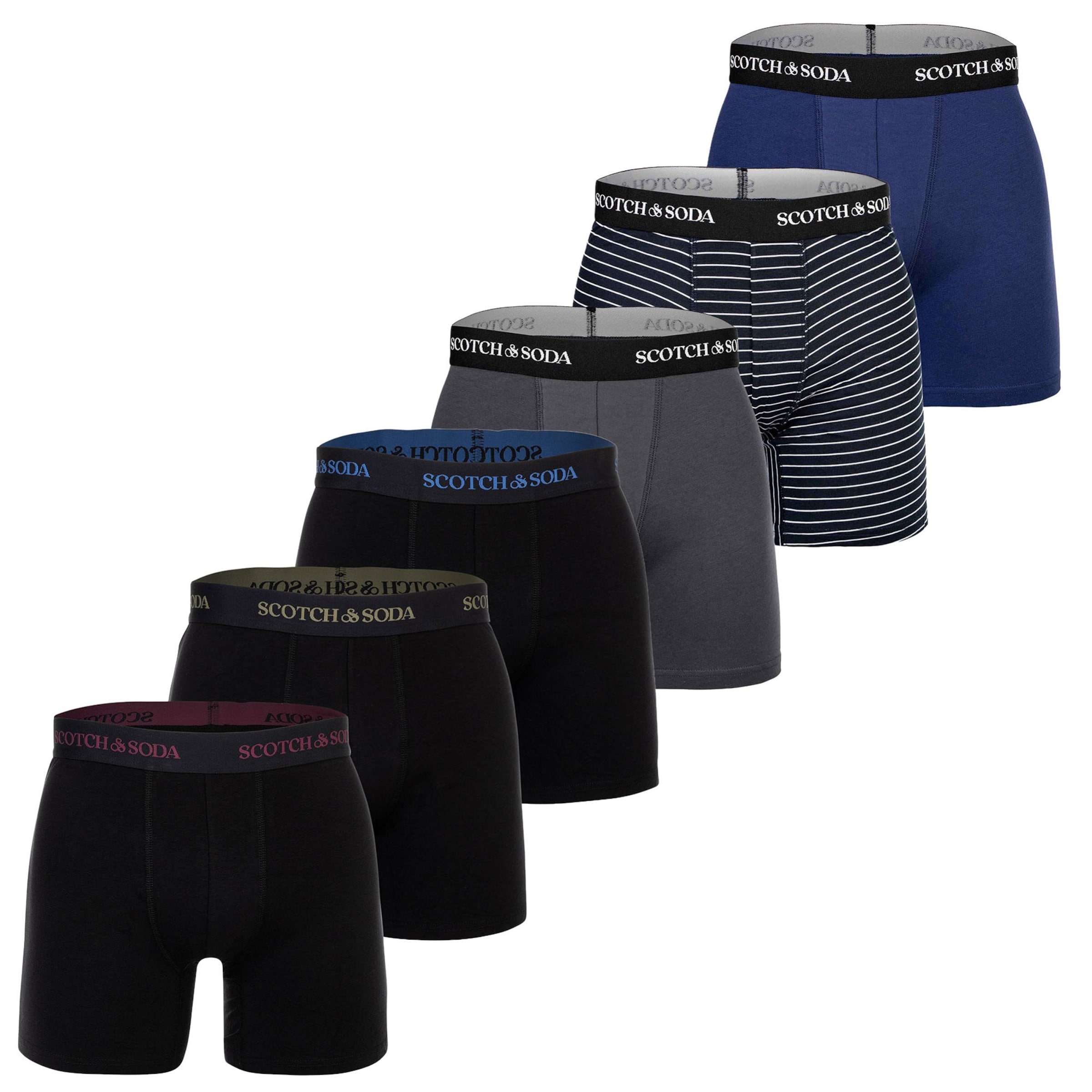 SCOTCH & SODA Boxer shorts in Mixed colours: front