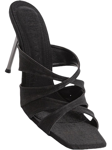 Limoya Pantolette 'Roshin' in Schwarz: Vorderseite