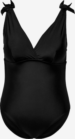 ONLY Carmakoma Swimsuit in Black: front