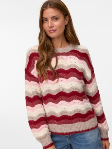 VERO MODA Pullover 'DOJA' i blandingsfarvet