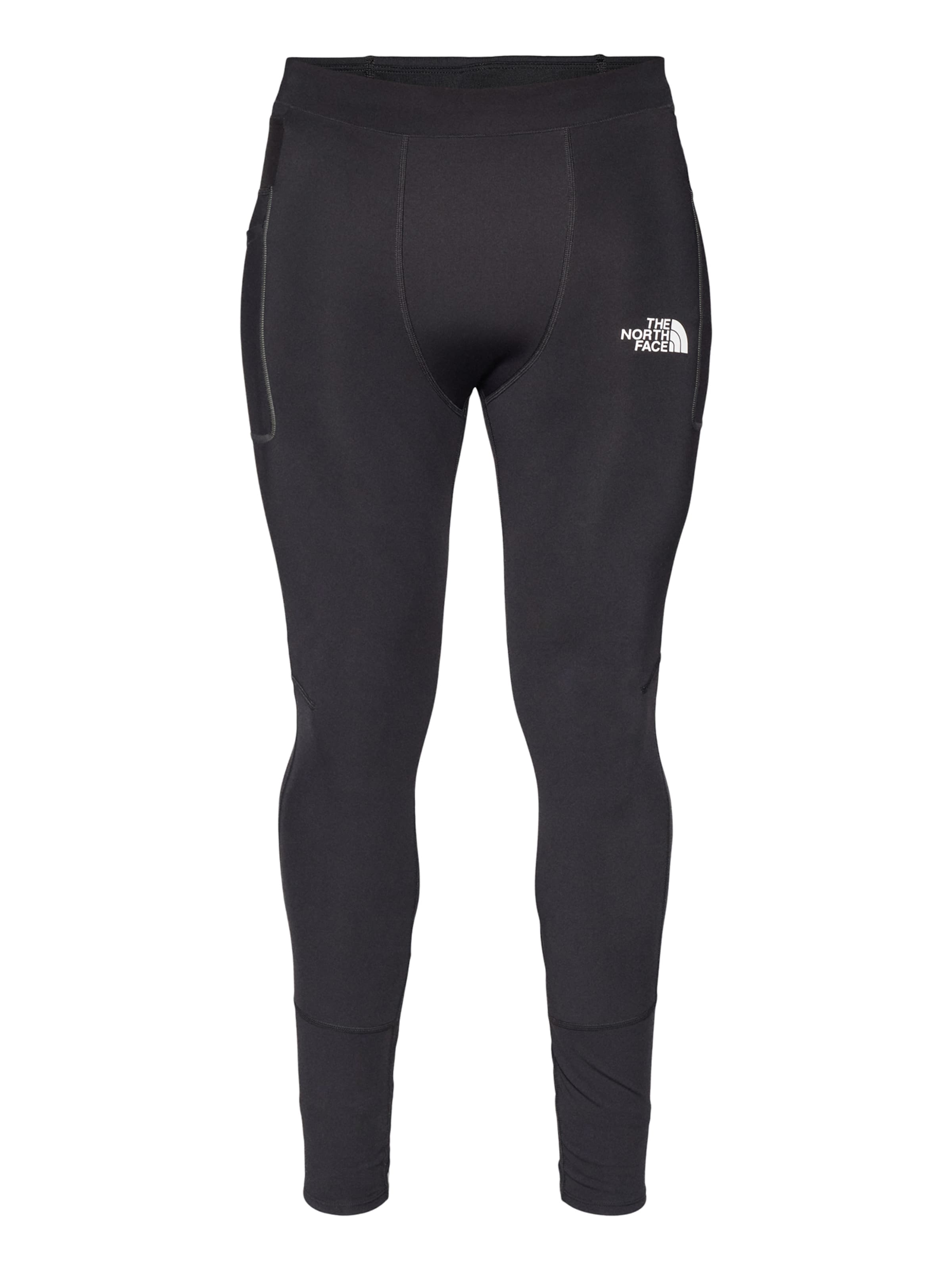 THE NORTH FACE Скинни Штаны в спортивном стиле 'WINTER WARM PRO' в Черный: спереди