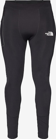 juoda THE NORTH FACE Siauras Laisvalaikio kelnės 'WINTER WARM PRO': priekis