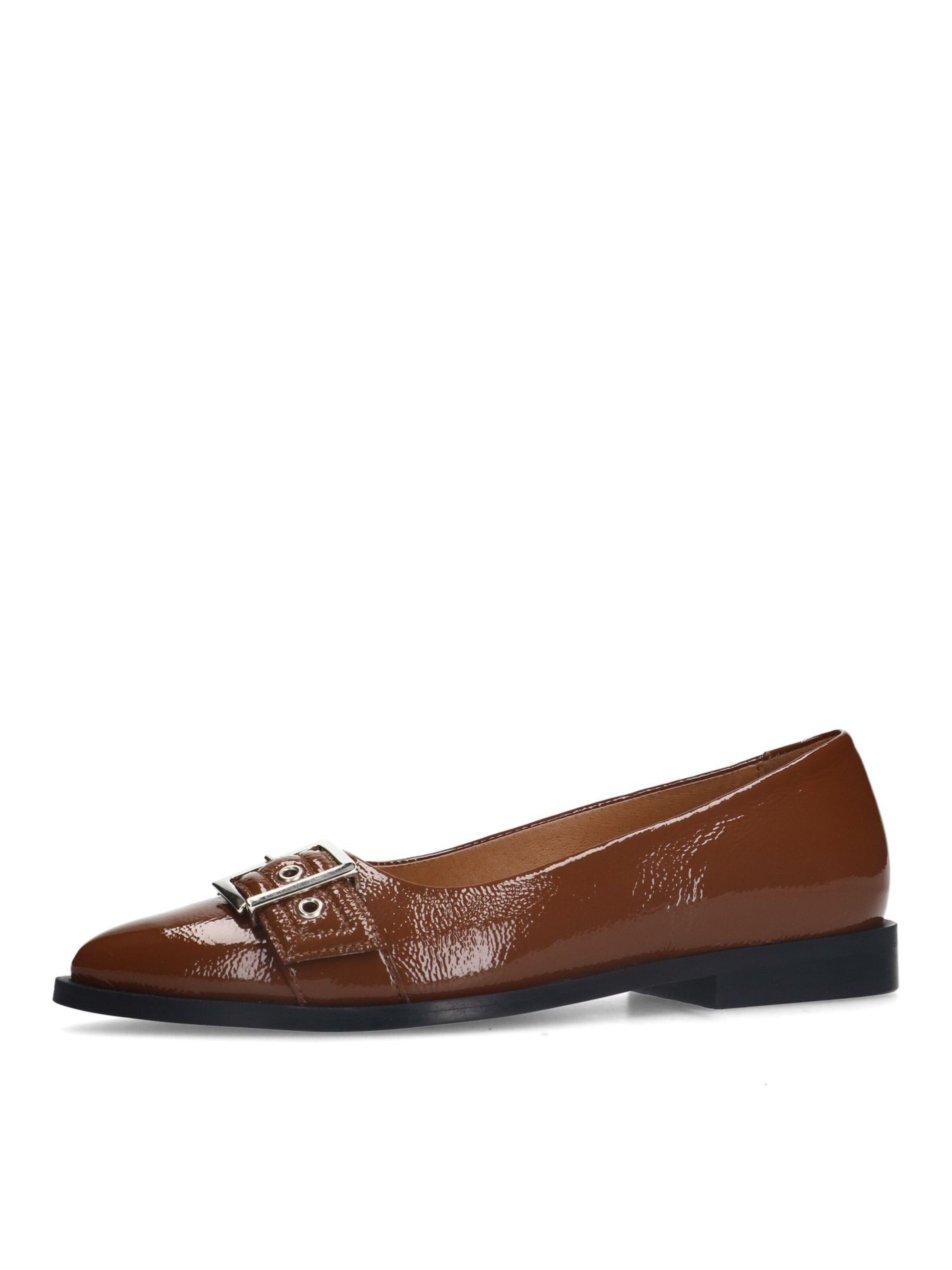 Chaussure basse MANFIELD en marron : devant