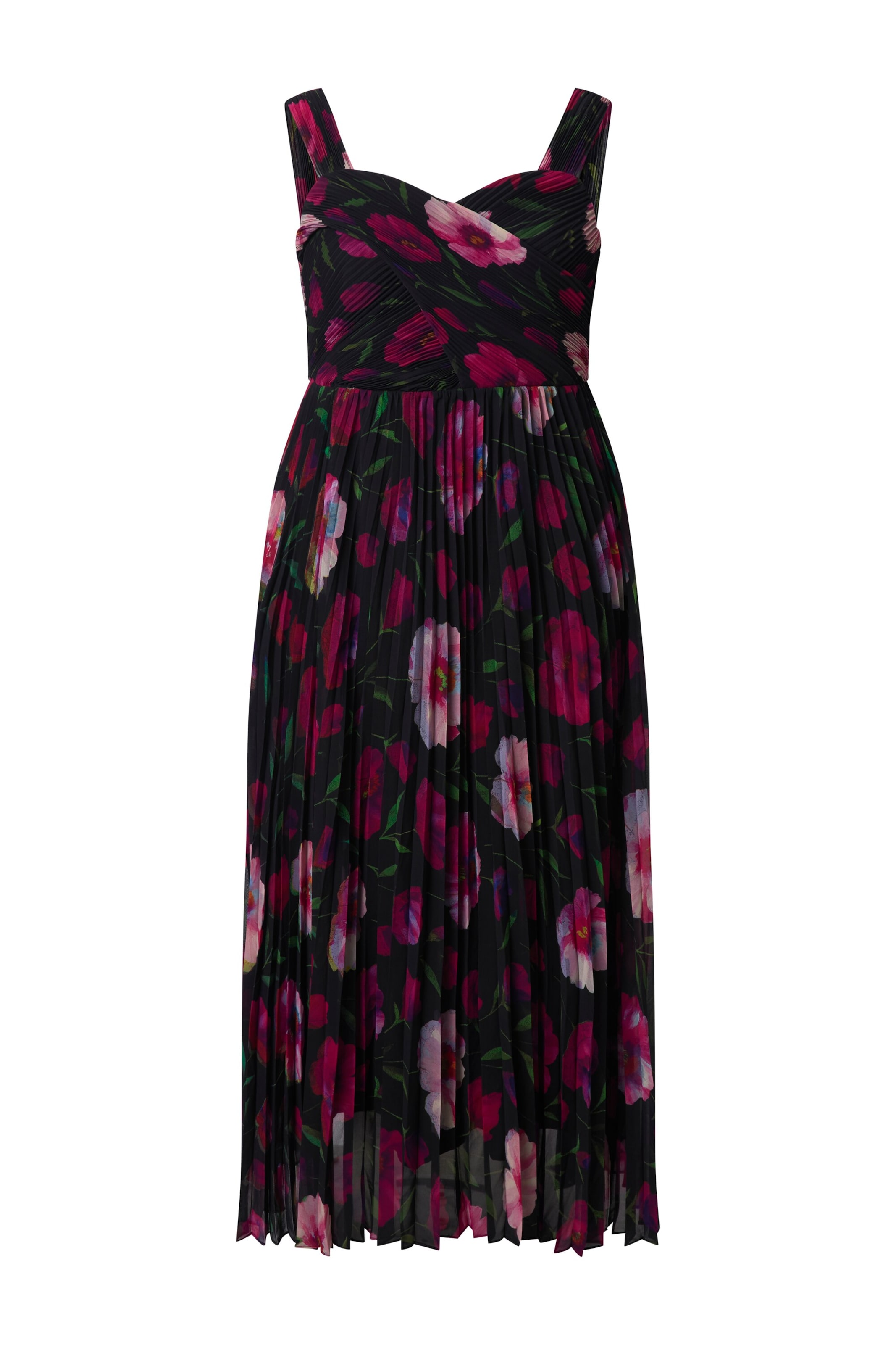 Ulla Popken Dress in Black: front