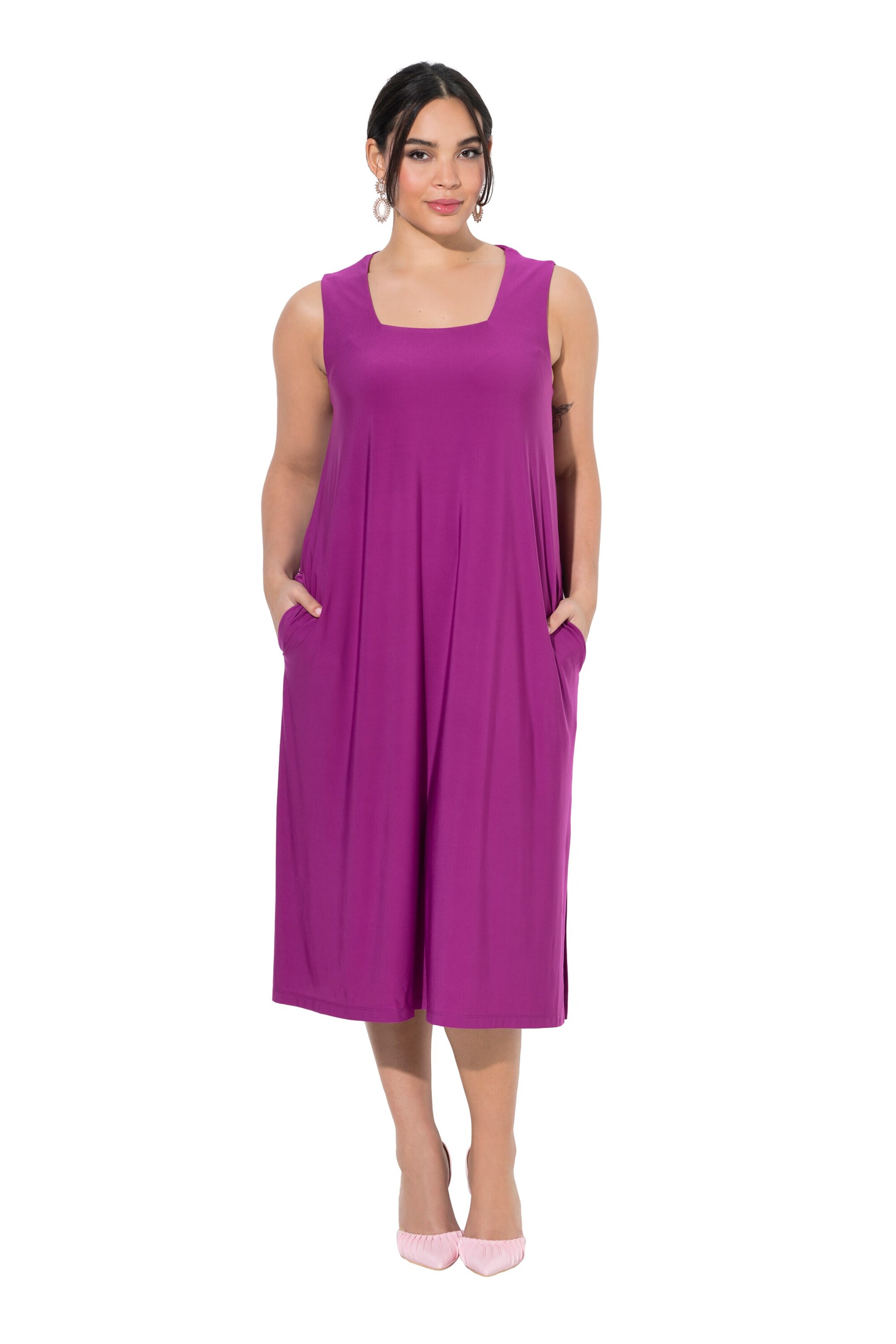 Ulla Popken Kleid in Lila: Vorderseite