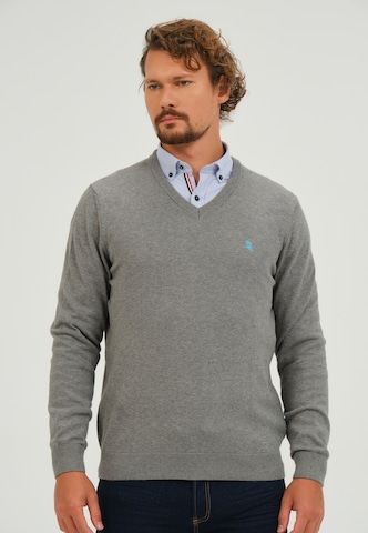 Giorgio di Mare Sweater in Grey: front