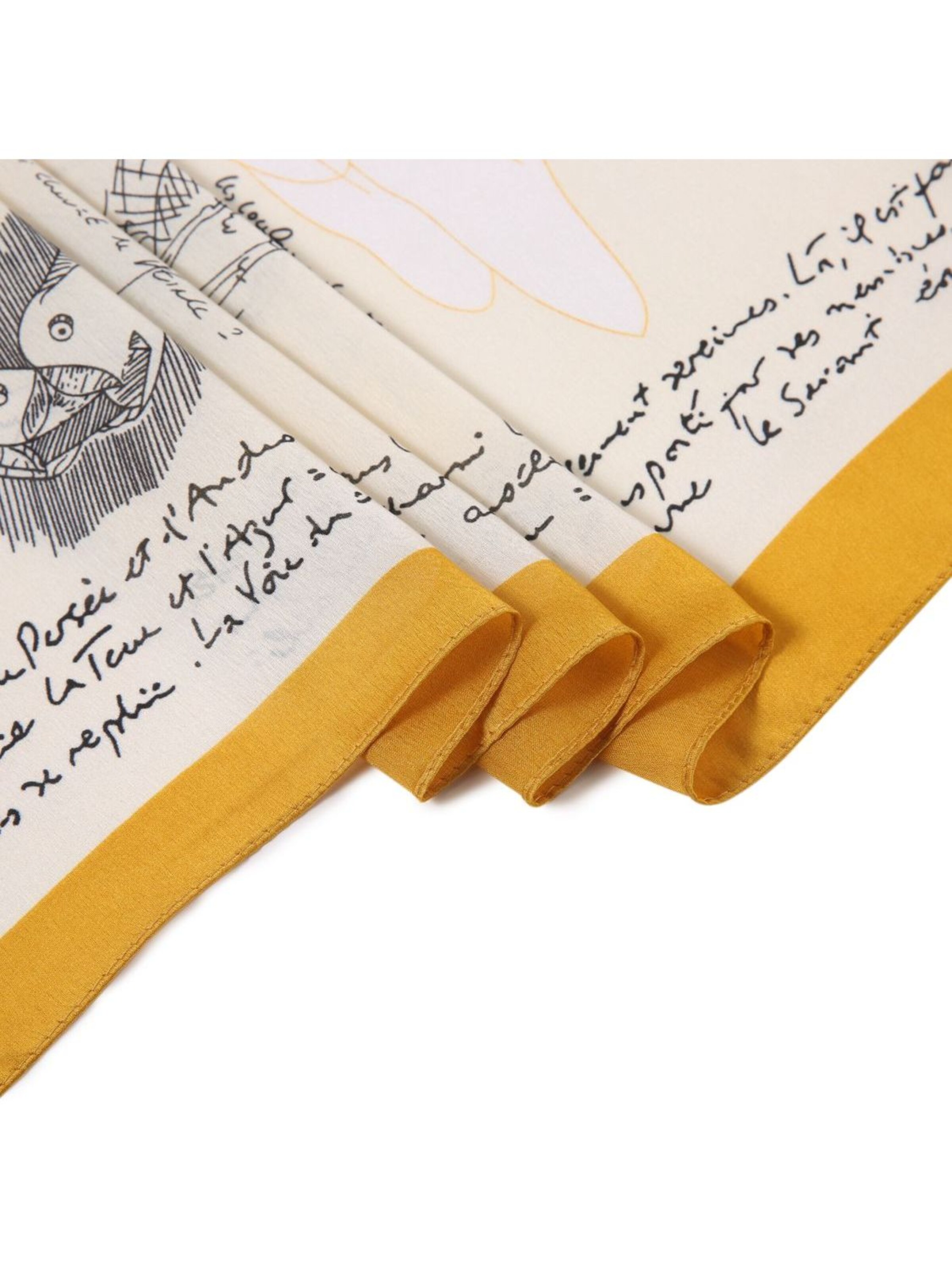 Sciarpa 'Etole de Soie Winged Florina' di alberto cabale in nero