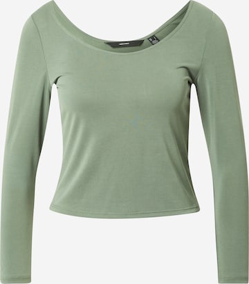 T-shirt 'HALI' VERO MODA en vert : devant