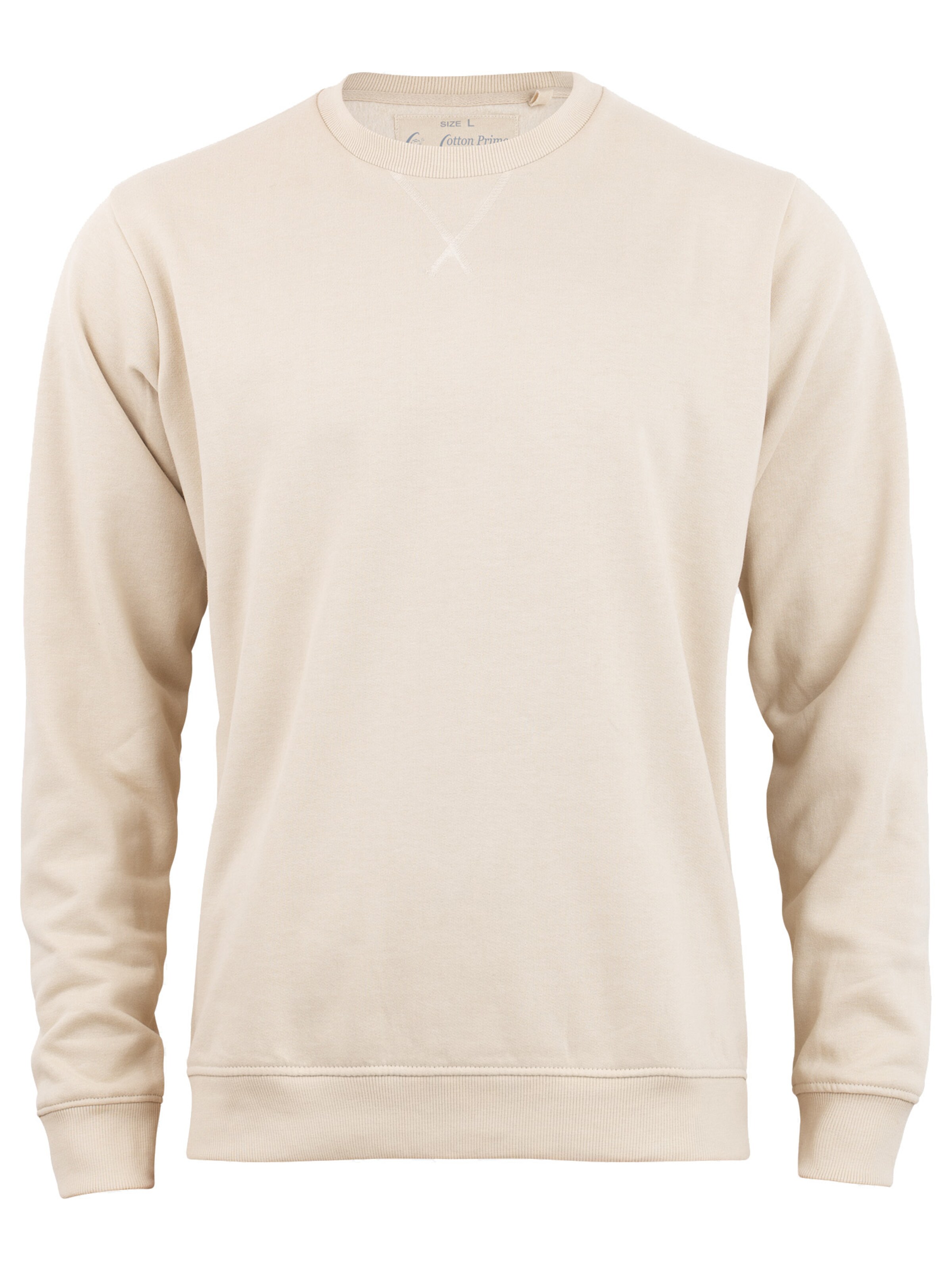 Cotton Prime - Sweatshirt em bege: frente