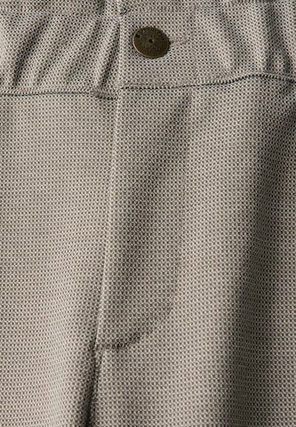 STREET ONE Tapered Bügelfaltenhose in Braun