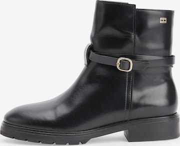 TOMMY HILFIGER Ankle Boots in Black: front