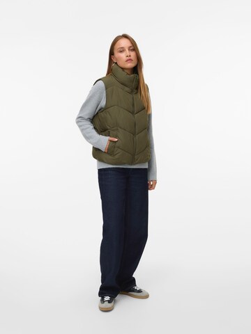 VERO MODA Weste 'VMLIGAEVA' in Grün