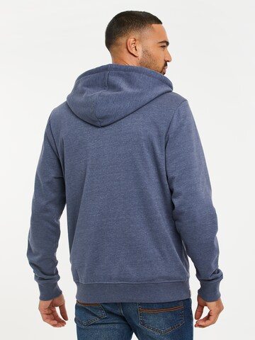 Threadbare Sweatvest 'Tangerine' in Blauw
