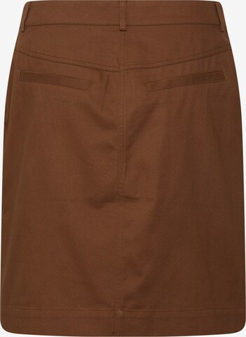 Kaffe Skirt 'Carmen' in Brown