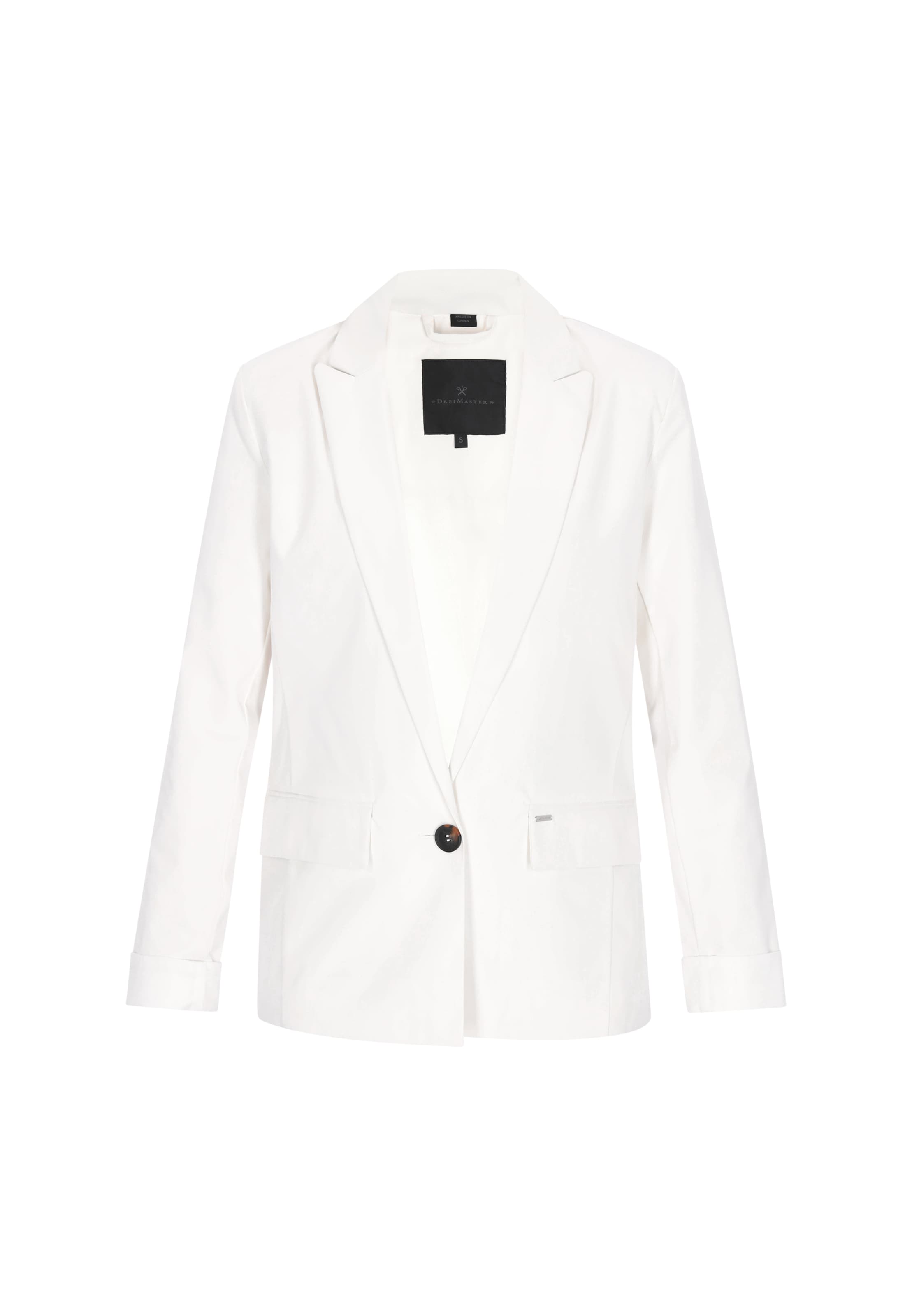 DreiMaster Klassik Blazer en blanc, Vue avec produit
