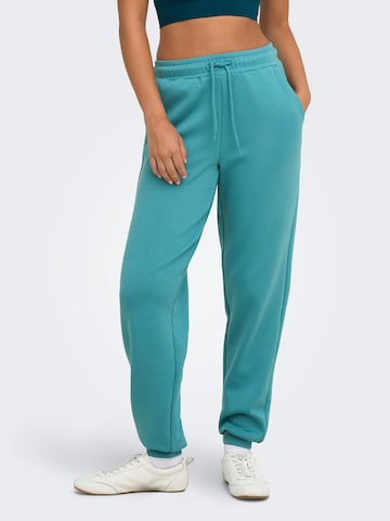 Effilé Pantalon de sport 'ONPLounge' ONLY PLAY en bleu : devant