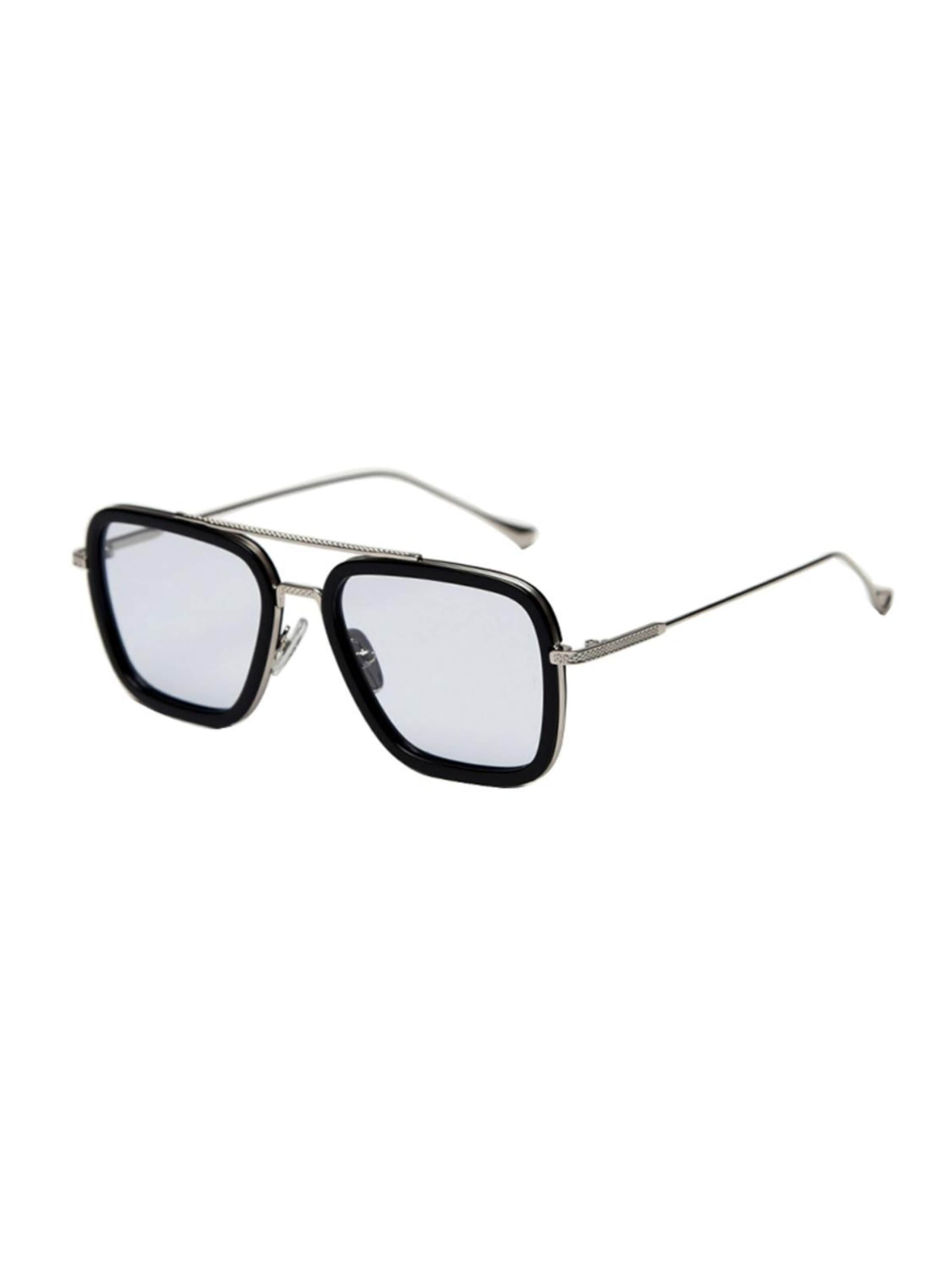 VEYREY - Gafas de sol 'Malkolm' en negro: frente