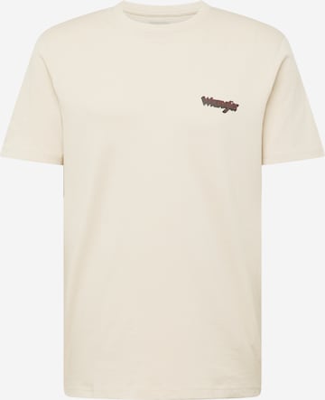 T-Shirt WRANGLER en blanc : devant