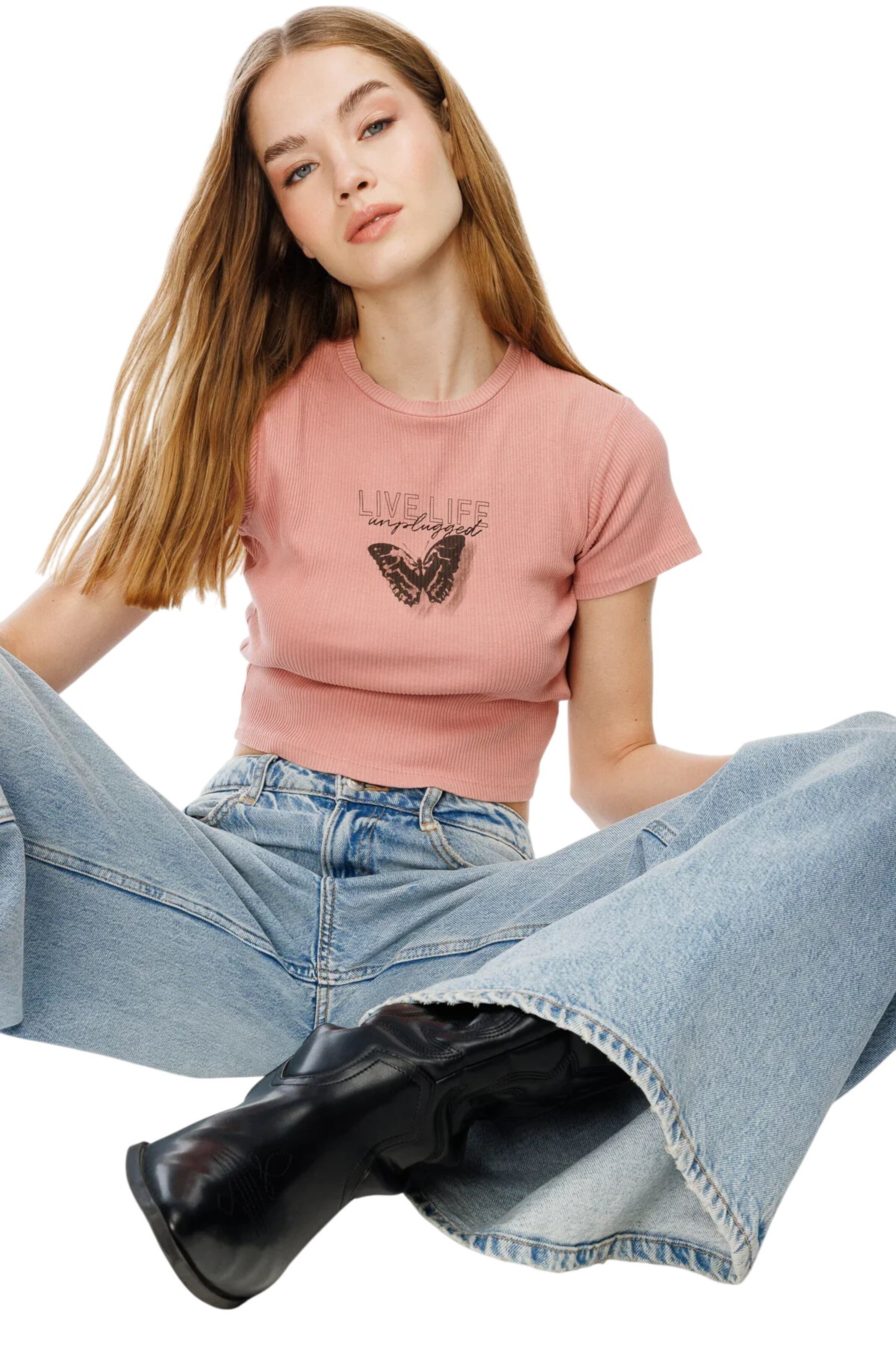 Alexa Dash T-Shirt in Orange