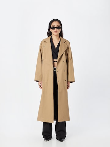 minimum Between-Seasons Coat in Beige