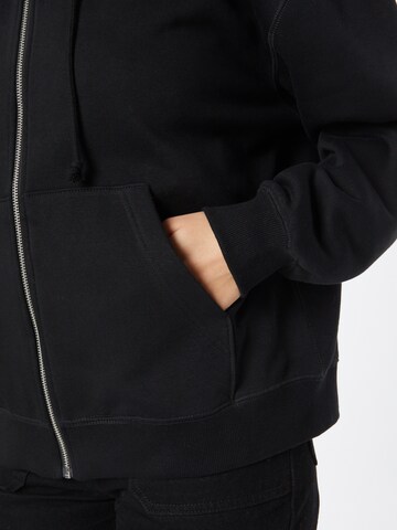 WEEKDAY Sweat jacket in Black