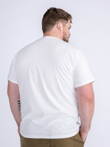T-Shirt 'Bonfire' Petrol Industries en blanc